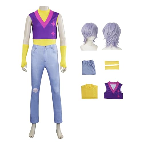 ZYJKGL Anime KPop Demon Hunters Cosplay Uniform Mystery Cosplay Kostüm Vollständiges Set – Halloween Party und Anime Konventionen Vollständiges Set Outfit Erwachsene von ZYJKGL