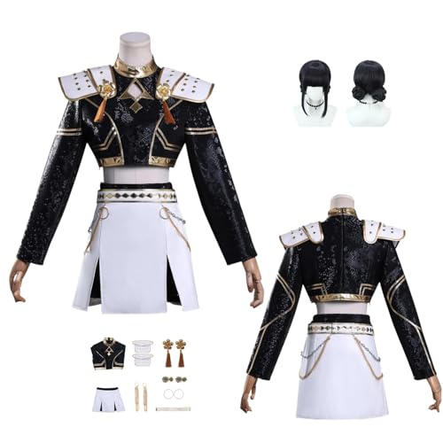 ZYJKGL Anime KPop Demon Hunters Cosplay Uniform Zoey Cosplay Kostüm Vollständiges Set – Halloween Party und Anime Konventionen Vollständiges Set Outfit Erwachsene ZYJKGL Anime KPop Demon Hunters Cosplay Uniform Zoey Cosplay Kostüm Vollständiges Set – Halloween Party und Anime Konventionen Vollständiges Set Outfit Erwachsene von ZYJKGL