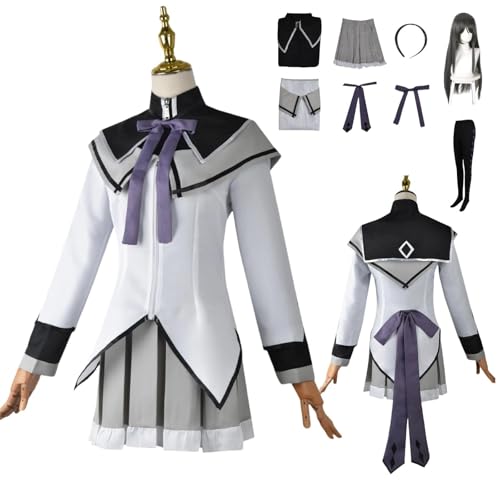 ZYJKGL Anime Magical Girl Cosplay Uniform Homura Akemi Cosplay Kostüm Vollständiges Set – Halloween Party und Anime Konventionen Vollständiges Set Outfit Erwachsene ZYJKGL Anime Magical Girl Cosplay Uniform Homura Akemi Cosplay Kostüm Vollständiges Set – Halloween Party und Anime Konventionen Vollständiges Set Outfit Erwachsene von ZYJKGL