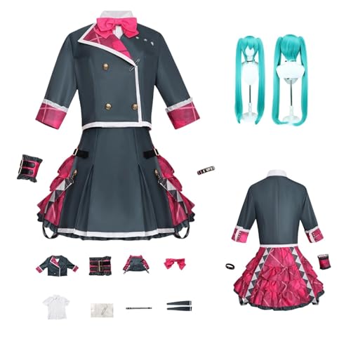 ZYJKGL Anime Project Sekai Color'ful Sta'ge Cosplay HATSUNE MIKU Cosplay Kostüm Vollständiges Set – Halloween Party und Anime Konventionen Vollständiges Set Outfit Erwachsene ZYJKGL Anime Project Sekai Color'ful Sta'ge Cosplay HATSUNE MIKU Cosplay Kostüm Vollständiges Set – Halloween Party und Anime Konventionen Vollständiges Set Outfit Erwachsene von ZYJKGL
