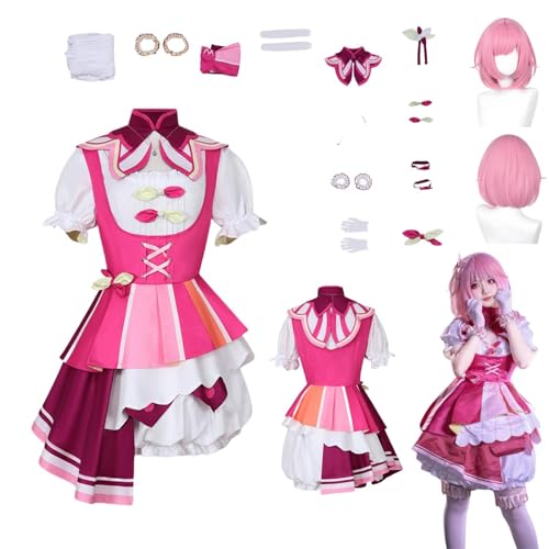 ZYJKGL Anime Project Sekai Color'ful Sta'ge Cosplay Uniform Emu Otori Kamishiro Cosplay Kostüm Vollständiges Set – Halloween Party und Anime Konventionen Vollständiges Set Outfit Erwachsene von ZYJKGL