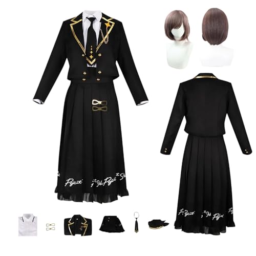 ZYJKGL Anime Project Sekai Color'ful Sta'ge Cosplay Uniform Shinonome ena Cosplay Kostüm Vollständiges Set – Halloween Party und Anime Konventionen Vollständiges Set Outfit Erwachsene ZYJKGL Anime Project Sekai Color'ful Sta'ge Cosplay Uniform Shinonome ena Cosplay Kostüm Vollständiges Set – Halloween Party und Anime Konventionen Vollständiges Set Outfit Erwachsene von ZYJKGL