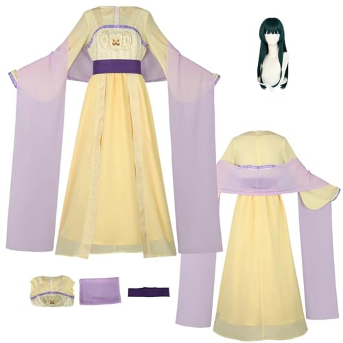 ZYJKGL Anime The Apothecary Diaries Cosplay Uniform Maomao Hanfu Cosplay Kostüm Vollständiges Set – Halloween Party und Anime Konventionen Vollständiges Set Outfit Erwachsene von ZYJKGL