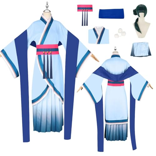 ZYJKGL Anime The Apothecary Diaries Cosplay Uniform Maomao Hanfu Cosplay Kostüm Vollständiges Set – Halloween Party und Anime Konventionen Vollständiges Set Outfit Erwachsene von ZYJKGL