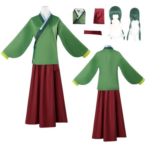 ZYJKGL Anime The Apothecary Diaries Cosplay Uniform Maomao Hanfu Cosplay Kostüm Vollständiges Set – Halloween Party und Anime Konventionen Vollständiges Set Outfit Erwachsene ZYJKGL Anime The Apothecary Diaries Cosplay Uniform Maomao Hanfu Cosplay Kostüm Vollständiges Set – Halloween Party und Anime Konventionen Vollständiges Set Outfit Erwachsene von ZYJKGL
