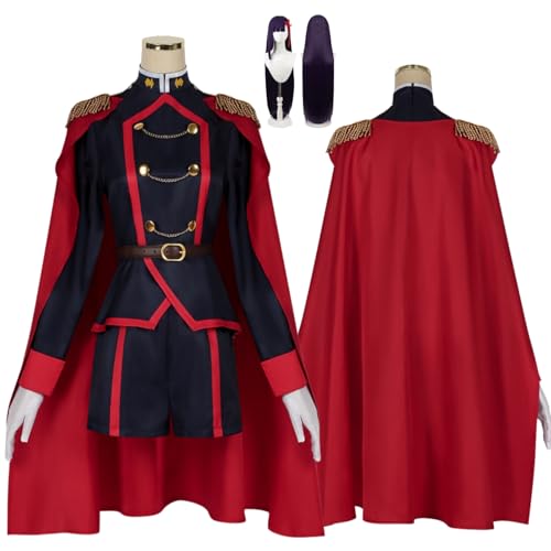 ZYJKGL Anime Yamashiro Love Cosplay Uniform Mato Seihei No Slave Kostüm Voll Set mit Perücke – Halloween Party und Anime Konventionen Vollständiges Set Outfit Erwachsene von ZYJKGL