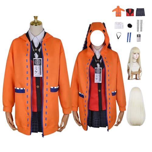 ZYJKGL Cosplay Kostüme Charakter Kakegurui Yomozuki Luna Fancy Dress Up Uniform Outfits für Erwachsene Komplettset Halloween Karneval Party ZYJKGL Cosplay Kostüme Charakter Kakegurui Yomozuki Luna Fancy Dress Up Uniform Outfits für Erwachsene Komplettset Halloween Karneval Party von ZYJKGL