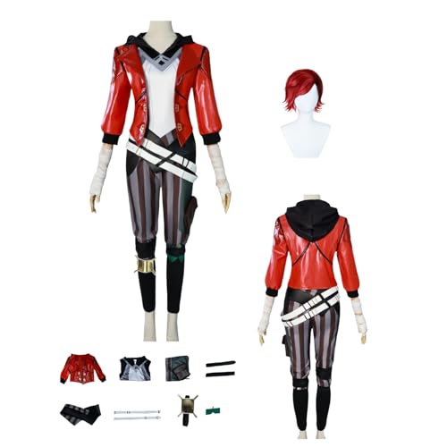 ZYJKGL Cosplay Uniform Anime Arcane Season 2 VI Cosplay Kostüm Vollständiges Set – Halloween Party und Anime Konventionen Vollständiges Set Outfit Erwachsene ZYJKGL Cosplay Uniform Anime Arcane Season 2 VI Cosplay Kostüm Vollständiges Set – Halloween Party und Anime Konventionen Vollständiges Set Outfit Erwachsene von ZYJKGL