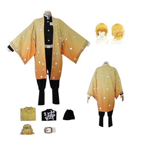 ZYJKGL Cosplay Uniform Anime Demon Slayer Agat,suma Zenit,su Cosplay Kostüm Vollständiges Set mit Perücke – Halloween Party und Anime Konventionen Vollständiges Set Outfit für Männer Erwachsene ZYJKGL Cosplay Uniform Anime Demon Slayer Agat,suma Zenit,su Cosplay Kostüm Vollständiges Set mit Perücke – Halloween Party und Anime Konventionen Vollständiges Set Outfit für Männer Erwachsene von ZYJKGL