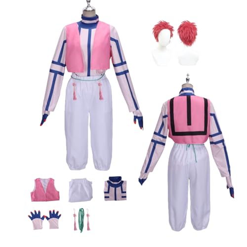 ZYJKGL Cosplay Uniform Anime Demon Slayer Akaza Cosplay Kostüm Vollständiges Set mit Perücke – Halloween Party Weihnachten und Anime Konventionen Vollständiges Set Outfit für Männer Erwachsene von ZYJKGL