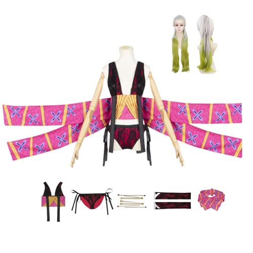 ZYJKGL Cosplay Uniform Anime Demon Slayer Daki Cosplay Kostüm Vollständiges Set mit Perücke – Halloween Party und Anime Konventionen Vollständiges Set Outfit für Frauen Erwachsene ZYJKGL Cosplay Uniform Anime Demon Slayer Daki Cosplay Kostüm Vollständiges Set mit Perücke – Halloween Party und Anime Konventionen Vollständiges Set Outfit für Frauen Erwachsene von ZYJKGL