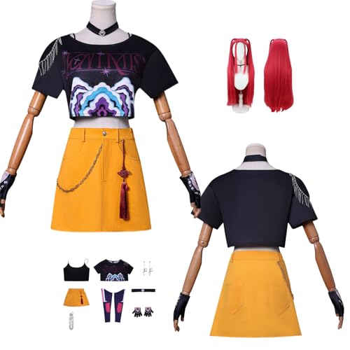 ZYJKGL Cosplay Uniform Anime KPop Demon Hunters Mira Cosplay Kostüm Vollständiges Set – Halloween Party und Anime Konventionen Vollständiges Set Outfit Erwachsene ZYJKGL Cosplay Uniform Anime KPop Demon Hunters Mira Cosplay Kostüm Vollständiges Set – Halloween Party und Anime Konventionen Vollständiges Set Outfit Erwachsene von ZYJKGL