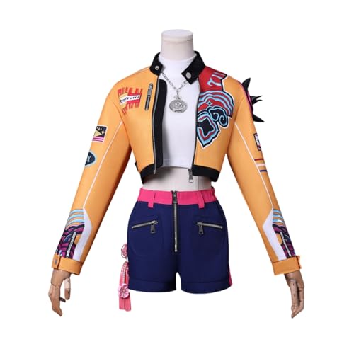 ZYJKGL Cosplay Uniform Anime KPop Demon Hunters Rumi Cosplay Kostüm Vollständiges Set – Halloween Party und Anime Konventionen Vollständiges Set Outfit Erwachsene ZYJKGL Cosplay Uniform Anime KPop Demon Hunters Rumi Cosplay Kostüm Vollständiges Set – Halloween Party und Anime Konventionen Vollständiges Set Outfit Erwachsene von ZYJKGL