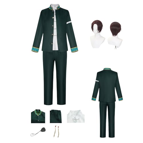 ZYJKGL Cosplay Uniform Anime Wind Breaker SUO HAYATO Cosplay Kostüm Vollständiges Set – Halloween Party und Anime Konventionen Vollständiges Set Outfit Erwachsene von ZYJKGL