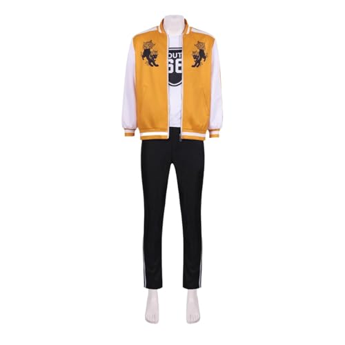 ZYJKGL Cosplay Uniform Anime Wind Breaker TOMIYAMA CHOJI Cosplay Kostüm Vollständiges Set – Halloween Party und Anime Konventionen Vollständiges Set Outfit Erwachsene von ZYJKGL