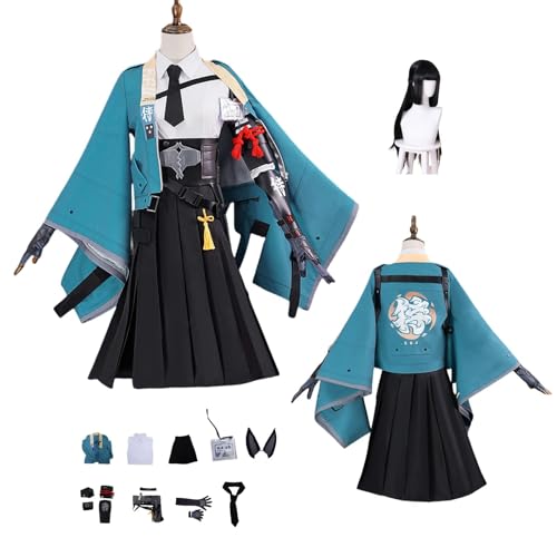 ZYJKGL Cosplay Uniform Anime Zenless Zone Zero Hoshimi Miyabi Cosplay Kostüm Vollständiges Set – Halloween Party und Anime Konventionen Vollständiges Set Outfit Erwachsene von ZYJKGL