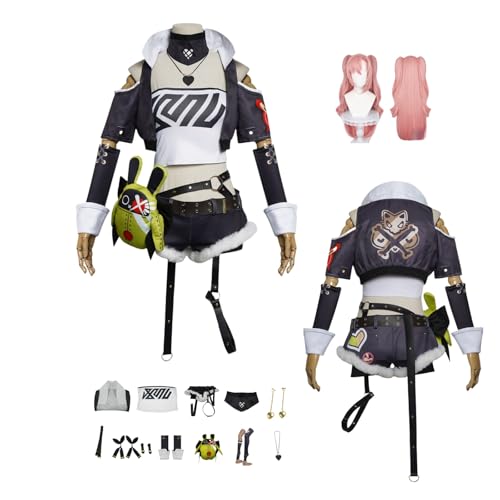 ZYJKGL Cosplay Uniform Anime Zenless Zone Zero Nicole Demara Cosplay Kostüm Vollständiges Set – Halloween Party und Anime Konventionen Vollständiges Set Outfit Erwachsene von ZYJKGL