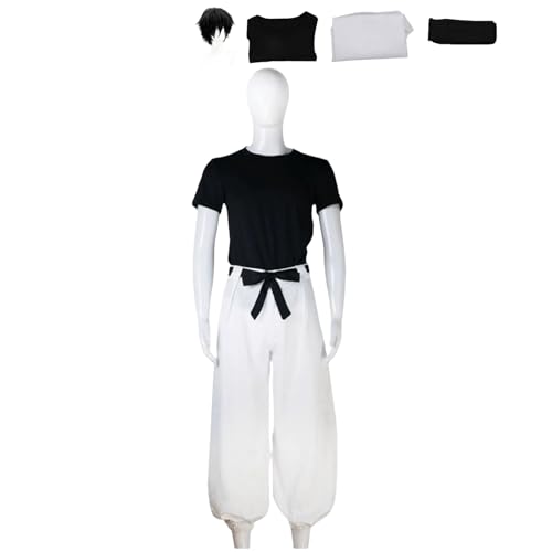 ZYJKGL Fushiguro Toji Cosplay Kostüme Jujutsu Kaisen Charakter Fancy Dress Up Erwachsene Uniform Outfits Volles Set Halloween Karneval Party von ZYJKGL