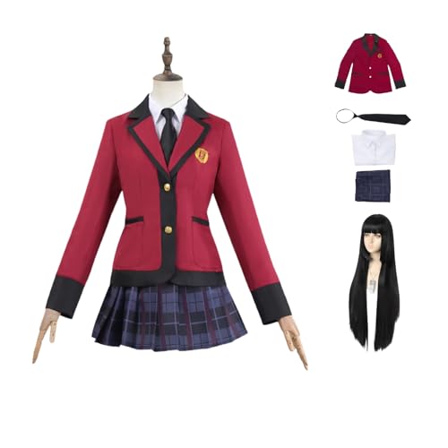 ZYJKGL Jabami Yumeko Cosplay Kostüme Kakegurui2 Charakter Fancy Dress Up Uniform Outfits für Erwachsene Komplettset Halloween Karneval Party ZYJKGL Jabami Yumeko Cosplay Kostüme Kakegurui2 Charakter Fancy Dress Up Uniform Outfits für Erwachsene Komplettset Halloween Karneval Party von ZYJKGL