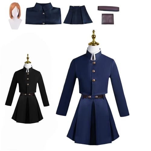 ZYJKGL Kugisaki Nobara Cosplay Kostüme Jujutsu Kaisen Charakter Fancy Dress Up Erwachsene Uniform Outfits Volles Set Halloween Karneval Party von ZYJKGL