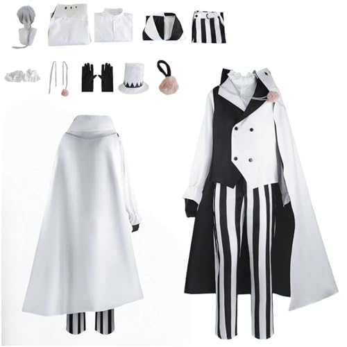ZYJKGL Nikolai Gogol Cosplay Kostüme Bungo Stray Dogs Charakter Fancy Dress Up Erwachsene Uniform Outfits Volles Set Halloween Karneval Party von ZYJKGL
