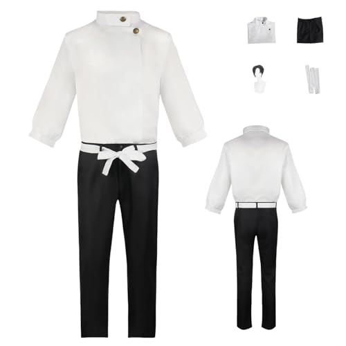 ZYJKGL Okkotsu Yuta Cosplay Kostüme Jujutsu Kaisen Charakter Fancy Dress Up Erwachsene Uniform Outfits Volles Set Halloween Karneval Party von ZYJKGL