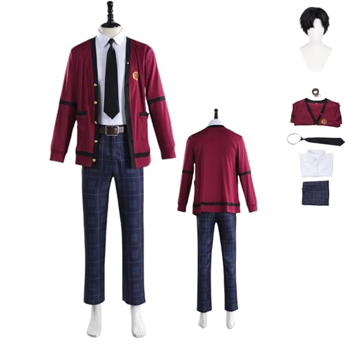 ZYJKGL Suzui Ryota Cosplay Kostüme Kakegurui2 Charakter Fancy Dress Up Uniform Outfits für Erwachsene Komplettset Halloween Karneval Party ZYJKGL Suzui Ryota Cosplay Kostüme Kakegurui2 Charakter Fancy Dress Up Uniform Outfits für Erwachsene Komplettset Halloween Karneval Party von ZYJKGL