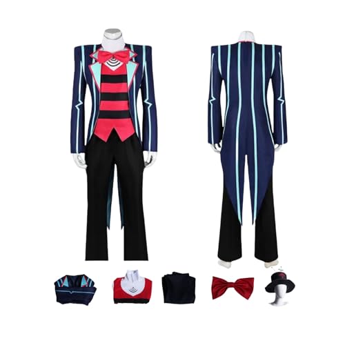 ZYJKGL Vox Cosplay Kostüme Hazbin Hotel Charakter Fancy Dress Up Erwachsene Uniform Outfits Volles Set Halloween Karneval Party von ZYJKGL