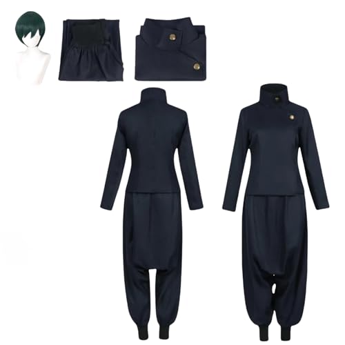 ZYJKGL Zenin Mai Cosplay Kostüme Jujutsu Kaisen Charakter Fancy Dress Up Erwachsene Uniform Outfits Volles Set Halloween Karneval Party von ZYJKGL