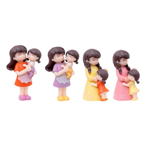 Dekorative Mutter Und Kinder Miniaturen Kreative Mutter Kuchen Figur Einzigartige Kuchen Backdekorationen von ZYKEJJDDAK