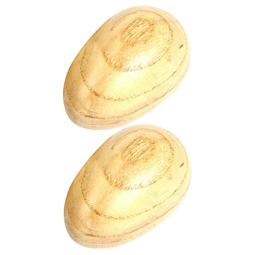 Holz Eier Shaker Kids Percussion Instrument Musical Eggs Frühes Musical Toy Music Instrument Castanets von ZYKEJJDDAK