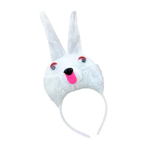 ZYKEJJDDAK 1/3/4-teiliges Hasen-Kostüm-Set, Ohren, Stirnband, Schwanz, Fliege, Handschuhe für Kinder, Weihnachten, Party, Halloween, Tiere von ZYKEJJDDAK