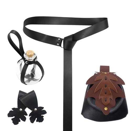 ZYKEJJDDAK 1 Set Mittelalter Gürtel Trank Flasche Rock Wanderungen Becherhalter Halloween Renaissances Zubehör Mittelalter Cosplay ZYKEJJDDAK 1 Set Mittelalter Gürtel Trank Flasche Rock Wanderungen Becherhalter Halloween Renaissances Zubehör Mittelalter Cosplay von ZYKEJJDDAK