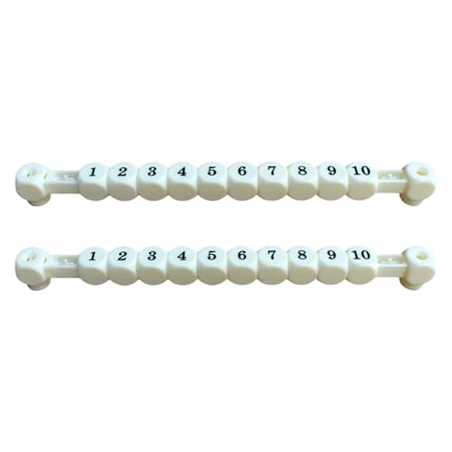 ZYKEJJDDAK 2PCS Scores Keeper Table Football Clours 10 Zahlen Bewertungs Score Zähler Für Standard Foosballtische von ZYKEJJDDAK