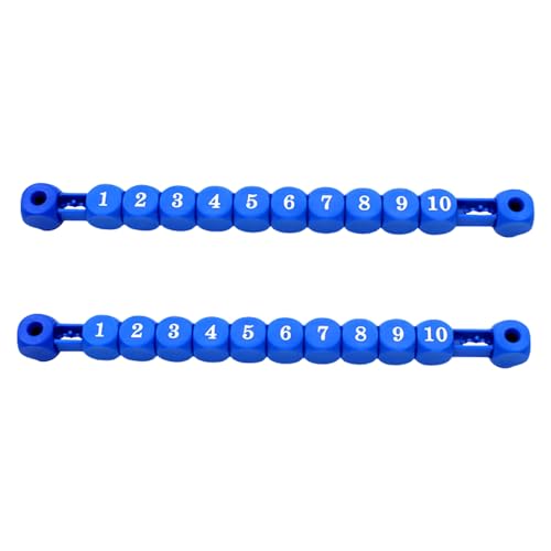 ZYKEJJDDAK 2PCS Scores Keeper Table Football Clours 10 Zahlen Bewertungs Score Zähler Für Standard Foosballtische von ZYKEJJDDAK
