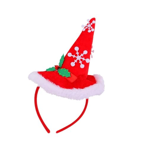 ZYKEJJDDAK 4 Stück Weihnachtskopfdekorationen Handgefertigte Stirnbänder Verstellbare Größe Party Kopfbedeckung Für Frauenbetriebsartierartiergüter von ZYKEJJDDAK