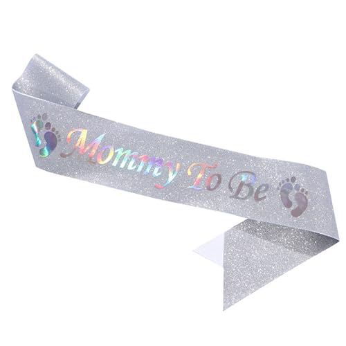 ZYKEJJDDAK Babyparty-Schärpe "Mommys to Be", verstellbar, für Mama und Vater, 3 Farben zum Streuen, Willkommen von ZYKEJJDDAK