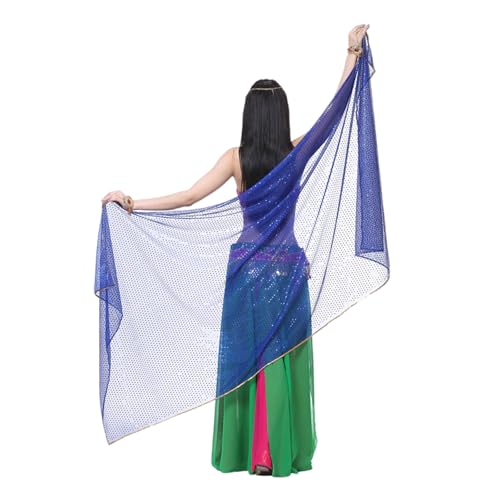 ZYKEJJDDAK Bauchtanz-Schal für Damen, Pailletten, Bauchtanz, Schleier, Tanzen, Handschal, Bauchtanz-Kostüm, Outfit, Schal ZYKEJJDDAK Bauchtanz-Schal für Damen, Pailletten, Bauchtanz, Schleier, Tanzen, Handschal, Bauchtanz-Kostüm, Outfit, Schal von ZYKEJJDDAK