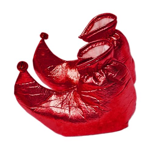 ZYKEJJDDAK Clownschuhe Elfen in Metallic-Farbe, für Weihnachten, Halloween, Verkleidung, Erwachsene, Clown-Überschuhe für Cosplay ZYKEJJDDAK Clownschuhe Elfen in Metallic-Farbe, für Weihnachten, Halloween, Verkleidung, Erwachsene, Clown-Überschuhe für Cosplay von ZYKEJJDDAK