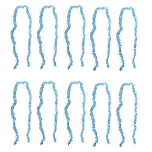 ZYKEJJDDAK Dicke Lametta-Girlanden, Draht-Lametta-Girlanden, Weihnachtsband, metallische Linie, Weihnachtsdekoration, dünnes Band von ZYKEJJDDAK