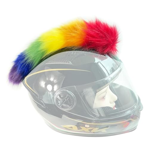 ZYKEJJDDAK Einzigartige Punk Perücken Haarteil Für Motorradhelme Einzigartige Stilvolle Dekorationr Für Ihre Fahrt & Party Outfits ZYKEJJDDAK Einzigartige Punk Perücken Haarteil Für Motorradhelme Einzigartige Stilvolle Dekorationr Für Ihre Fahrt & Party Outfits von ZYKEJJDDAK