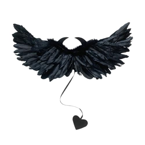 ZYKEJJDDAK Feenkostüm Feenflügel Fee Verkleiden Cosplay für Kinder Geburtstag Halloween Kleid von ZYKEJJDDAK