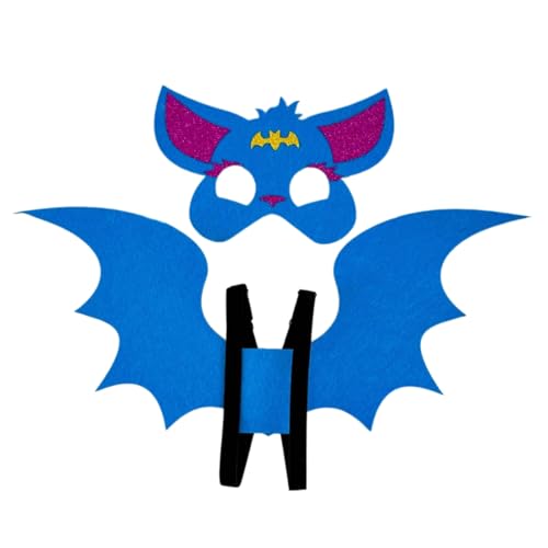 ZYKEJJDDAK Fledermaus-Kostüm für Kinder, Erwachsene, Fledermausflügel und Fledermaus für Cosplay, Party, Halloween, Rollenspiele, Halloween-Fledermaus ZYKEJJDDAK Fledermaus-Kostüm für Kinder, Erwachsene, Fledermausflügel und Fledermaus für Cosplay, Party, Halloween, Rollenspiele, Halloween-Fledermaus von ZYKEJJDDAK