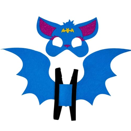 ZYKEJJDDAK Fledermaus-Kostüm für Kinder, Erwachsene, Fledermausflügel und Fledermaus für Cosplay, Party, Halloween, Rollenspiele, Halloween-Fledermaus ZYKEJJDDAK Fledermaus-Kostüm für Kinder, Erwachsene, Fledermausflügel und Fledermaus für Cosplay, Party, Halloween, Rollenspiele, Halloween-Fledermaus von ZYKEJJDDAK