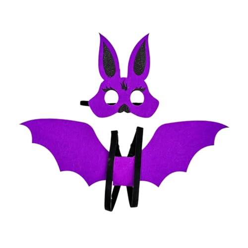 ZYKEJJDDAK Fledermausflügel-Kostüm mit Fledermaus, Halloween-Kostüm für Erwachsene, Kinder, Jungen, Mädchen, Cosplay, Halloween ZYKEJJDDAK Fledermausflügel-Kostüm mit Fledermaus, Halloween-Kostüm für Erwachsene, Kinder, Jungen, Mädchen, Cosplay, Halloween von ZYKEJJDDAK
