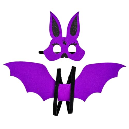 ZYKEJJDDAK Fledermausflügel-Kostüm mit Fledermaus, Halloween-Kostüm für Erwachsene, Kinder, Jungen, Mädchen, Cosplay, Halloween ZYKEJJDDAK Fledermausflügel-Kostüm mit Fledermaus, Halloween-Kostüm für Erwachsene, Kinder, Jungen, Mädchen, Cosplay, Halloween von ZYKEJJDDAK