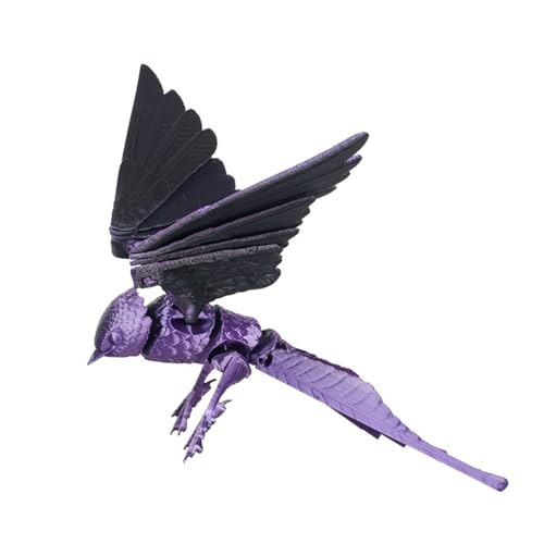 ZYKEJJDDAK Flexible bewegliche Fidgets-Spielzeug-Schwalben-Figuren mit exquisiten Details, Heimdekoration, 3-dimensional bedruckt von ZYKEJJDDAK