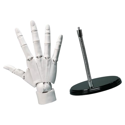 ZYKEJJDDAK Flexible bewegliche Mannequin Hand Artist Jointed Articulated Mannequin Hand Model for Sketching Drawing Desk von ZYKEJJDDAK