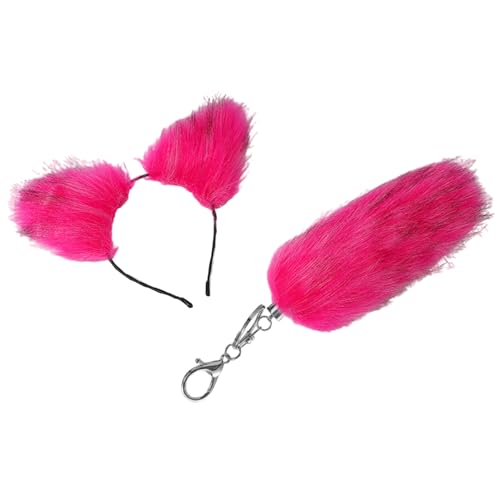 ZYKEJJDDAK Fuchs Ohr Kopfbedeckung Tier Schwanz Schlüsselanhänger Charm Plüsch Füchse Schwanz Schlüsselanhänger Anhänger Füchse Ohren Stirnband Auto ZYKEJJDDAK Fuchs Ohr Kopfbedeckung Tier Schwanz Schlüsselanhänger Charm Plüsch Füchse Schwanz Schlüsselanhänger Anhänger Füchse Ohren Stirnband Auto von ZYKEJJDDAK