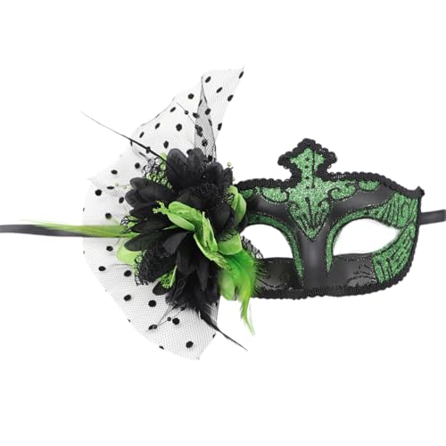 ZYKEJJDDAK Gefiederte Maskerade Halloween Party Auge Blume Dekoration Maskerade Halbgesicht für Frauen ZYKEJJDDAK Gefiederte Maskerade Halloween Party Auge Blume Dekoration Maskerade Halbgesicht für Frauen von ZYKEJJDDAK